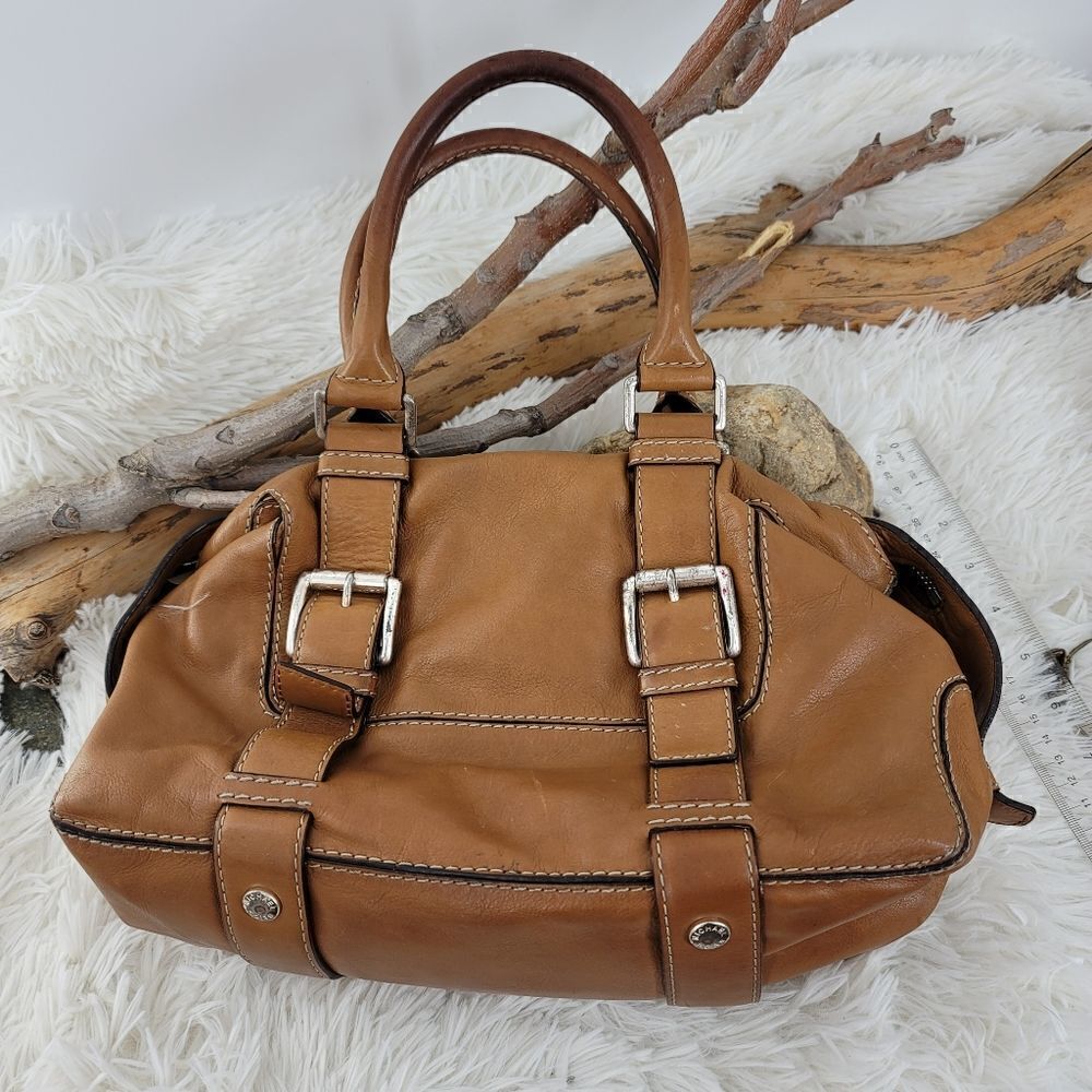 Michael Michael kors tan satchel leather